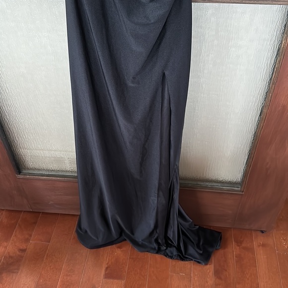 La Femme one shoulder Jersey gown size 16 NWT - Picture 5 of 9